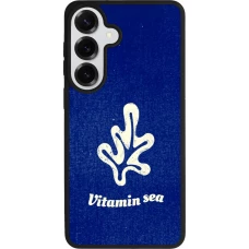 Coque Samsung Galaxy S26+ - Silicone rigide noir Vitamin sea Summer 2026