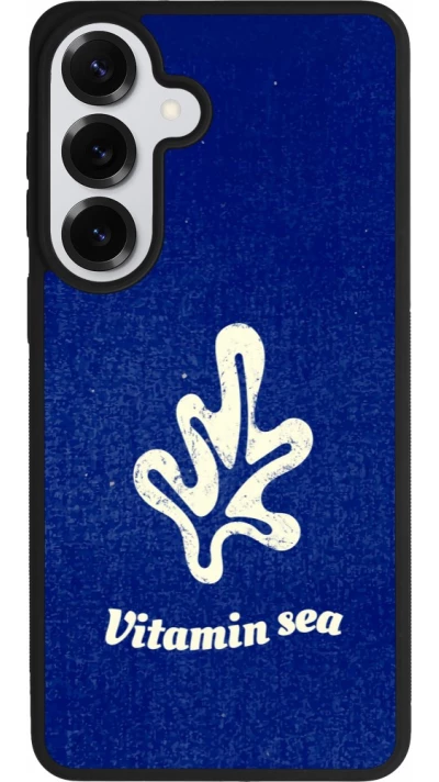 Coque Samsung Galaxy S26+ - Silicone rigide noir Vitamin sea Summer 2026
