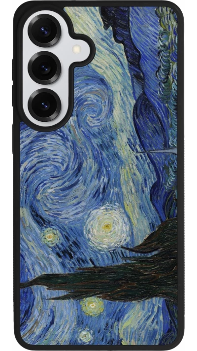 Samsung Galaxy S26+ Case Hülle - Silikon schwarz Kunstbild - Sternennacht - Van Gogh