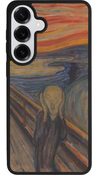 Samsung Galaxy S26+ Case Hülle - Silikon schwarz Kunstbild - Der Schrei - Edvard Munch