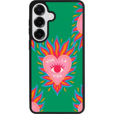 Coque Samsung Galaxy S26+ - Silicone rigide noir Viva la vida 2026