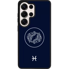Coque Samsung Galaxy S26 Ultra - Silicone rigide noir Astrologie Poissons