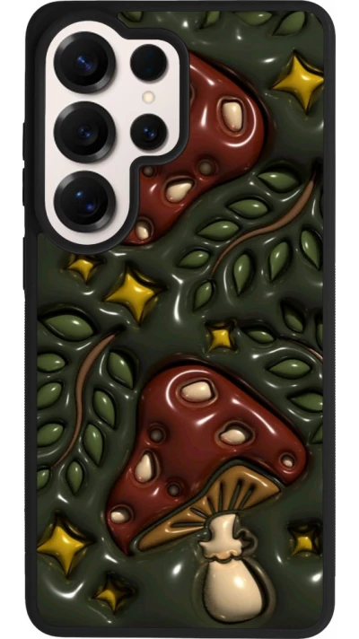Coque Samsung Galaxy S26 Ultra - Silicone rigide noir Autumn 26 3D mushrooms