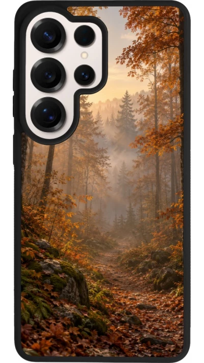 Coque Samsung Galaxy S26 Ultra - Silicone rigide noir Autumn 26 Autumn walk