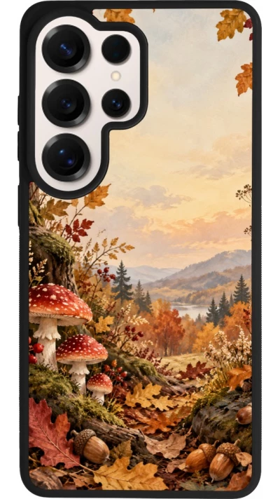 Coque Samsung Galaxy S26 Ultra - Silicone rigide noir Autumn 26 Illustrated Autumn