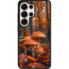 Coque Samsung Galaxy S26 Ultra - Silicone rigide noir Autumn 26 Mushrooms in the woods