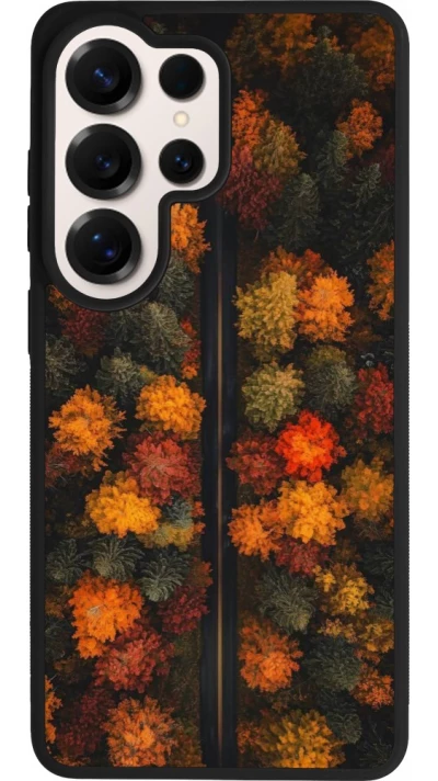 Coque Samsung Galaxy S26 Ultra - Silicone rigide noir Autumn 26 Road in autumn