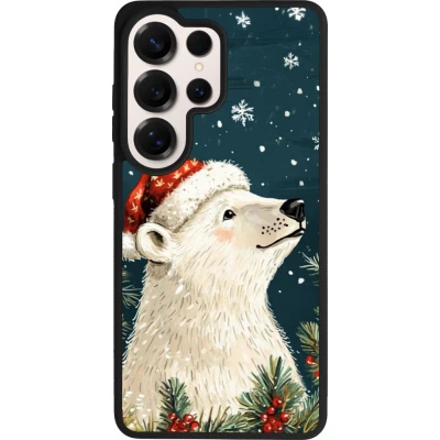 Coque Samsung Galaxy S26 Ultra - Silicone rigide noir Christmas 25 Bear