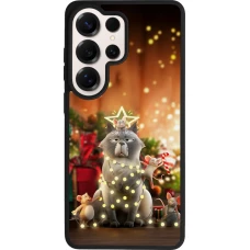 Samsung Galaxy S26 Ultra Case Hülle - Silikon schwarz Christmas 25 Xmas Cat