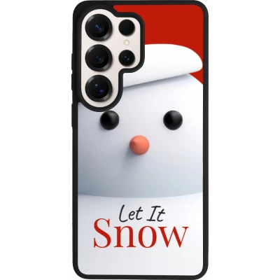 Samsung Galaxy S26 Ultra Case Hülle - Silikon schwarz Christmas 25 Xmas Snowman