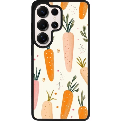 Coque Samsung Galaxy S26 Ultra - Silicone rigide noir Easter 2026 Illustration carrots
