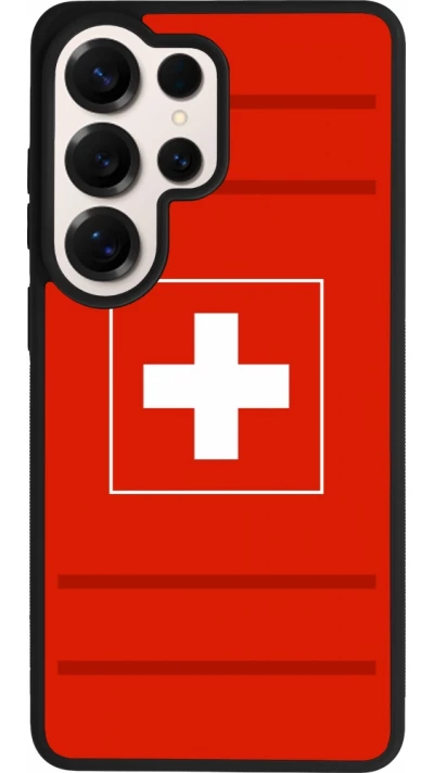 Coque Samsung Galaxy S26 Ultra - Silicone rigide noir Euro 2020 Switzerland