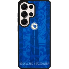 Coque Samsung Galaxy S26 Ultra - Silicone rigide noir Maillot de football Bosnie-Herzégovine 2026 personnalisable