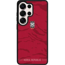 Samsung Galaxy S26 Ultra Case Hülle - Silikon schwarz Südkorea 2026 personalisierbares Fussballtrikot
