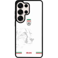Coque Samsung Galaxy S26 Ultra - Silicone rigide noir Maillot de football Iran 2026 personnalisable
