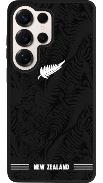 Samsung Galaxy S26 Ultra Case Hülle - Silikon schwarz Neuseeland 2026 personalisierbares Fussballtrikot