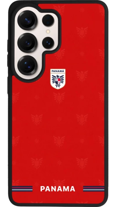 Samsung Galaxy S26 Ultra Case Hülle - Silikon schwarz Panama 2026 personalisierbares Fussballtrikot