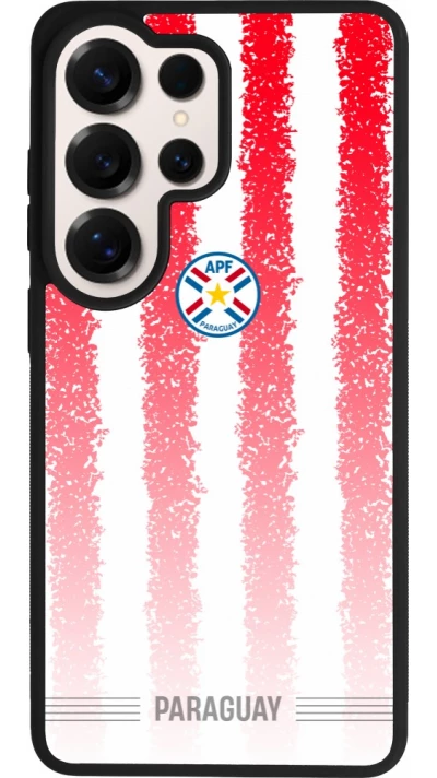 Samsung Galaxy S26 Ultra Case Hülle - Silikon schwarz Paraguay 2026 personalisierbares Fussballtrikot