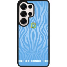 Coque Samsung Galaxy S26 Ultra - Silicone rigide noir Maillot de football RD Congo 2026 personnalisable