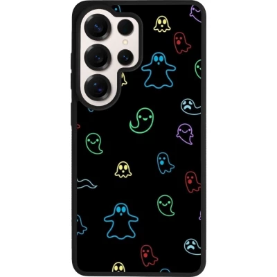 Samsung Galaxy S26 Ultra Case Hülle - Silikon schwarz Halloween 2024 colorful ghosts