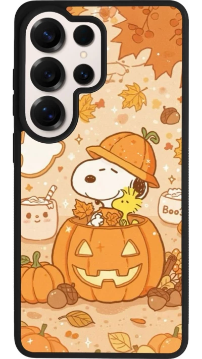 Samsung Galaxy S26 Ultra Case Hülle - Silikon schwarz Halloween 2026 Snoopy Halloween