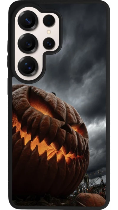 Samsung Galaxy S26 Ultra Case Hülle - Silikon schwarz Halloween 2026 The Wicked Pumpkin
