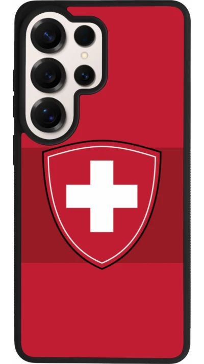 Coque Samsung Galaxy S26 Ultra - Silicone rigide noir Hockey World Championship Ecusson Suisse