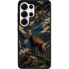 Coque Samsung Galaxy S26 Ultra - Silicone rigide noir Linocut Chamois