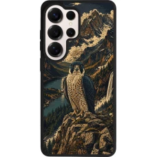 Coque Samsung Galaxy S26 Ultra - Silicone rigide noir Linocut Faucun pèlerin