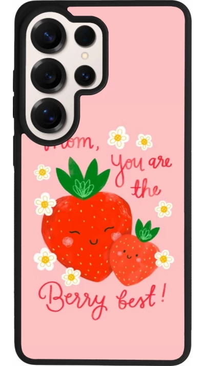 Samsung Galaxy S26 Ultra Case Hülle - Silikon schwarz Mom 2026 Berry best