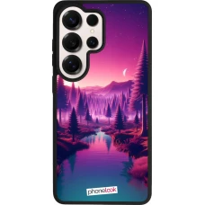 Samsung Galaxy S26 Ultra Case Hülle - Silikon schwarz Lila-rosa Landschaft