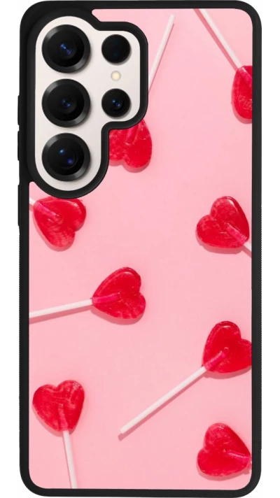 Samsung Galaxy S26 Ultra Case Hülle - Silikon schwarz Saint Valentines Day 26 Lollipop