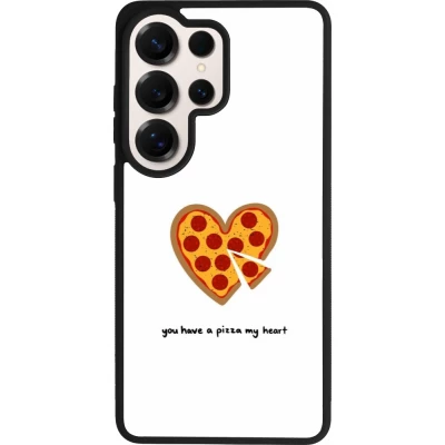Samsung Galaxy S26 Ultra Case Hülle - Silikon schwarz Saint Valentines Day 26 You have my pizza heart