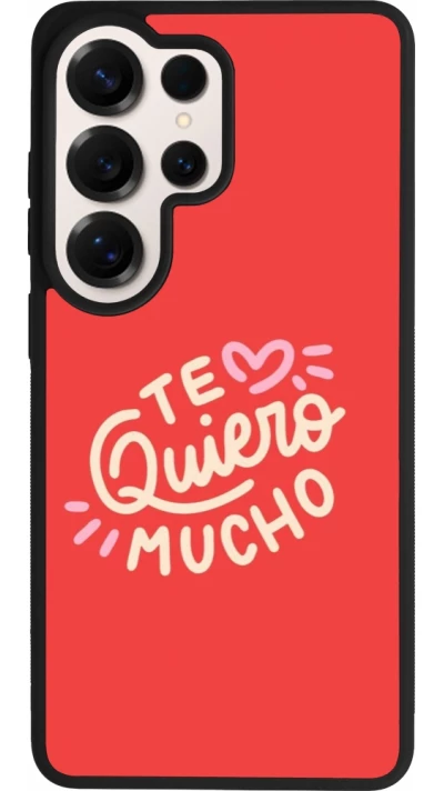 Samsung Galaxy S26 Ultra Case Hülle - Silikon schwarz Saint Valentines Day 26 Te quiero mucho