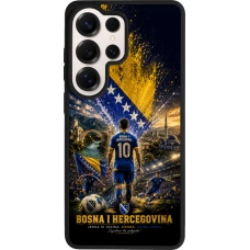 Coque Samsung Galaxy S26 Ultra - Silicone rigide noir Football Bosnie-Herzégovine splash 2026