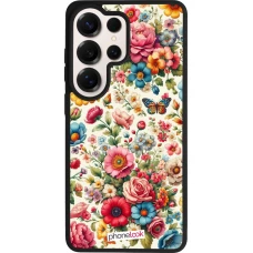 Samsung Galaxy S26 Ultra Case Hülle - Silikon schwarz Spring 25 fruehling bluetend