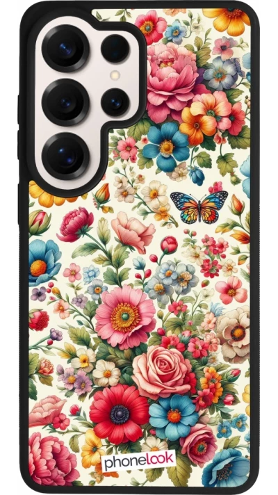 Samsung Galaxy S26 Ultra Case Hülle - Silikon schwarz Spring 25 fruehling bluetend