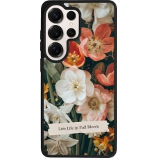 Coque Samsung Galaxy S26 Ultra - Silicone rigide noir Full Bloom Spring 2026