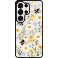 Samsung Galaxy S26 Ultra Case Hülle - Silikon schwarz Pattern bees Spring 2026