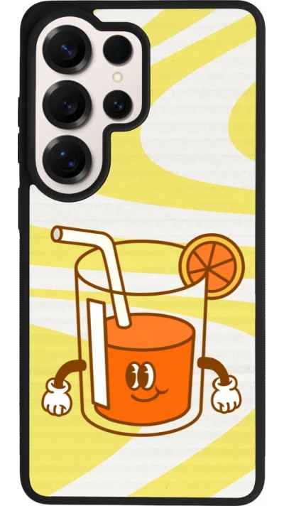 Samsung Galaxy S26 Ultra Case Hülle - Silikon schwarz Summer drink 2026