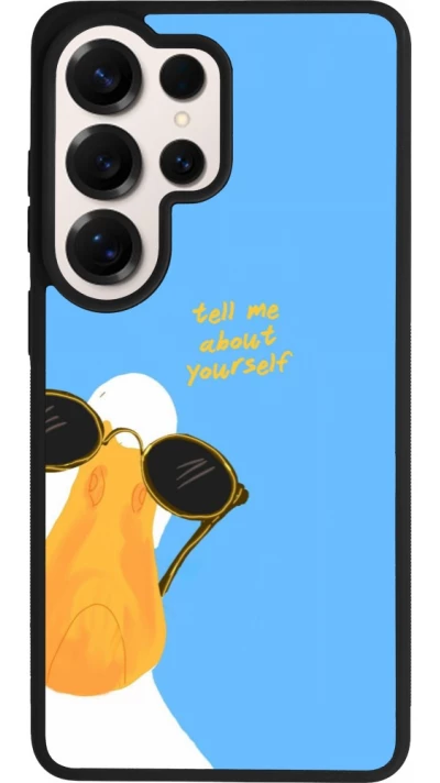 Samsung Galaxy S26 Ultra Case Hülle - Silikon schwarz Tell me about yourself Summer 2026