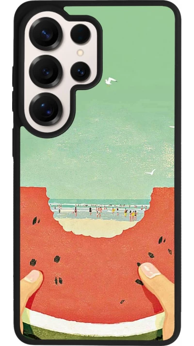 Samsung Galaxy S26 Ultra Case Hülle - Silikon schwarz Views through a watermelon Summer 2026