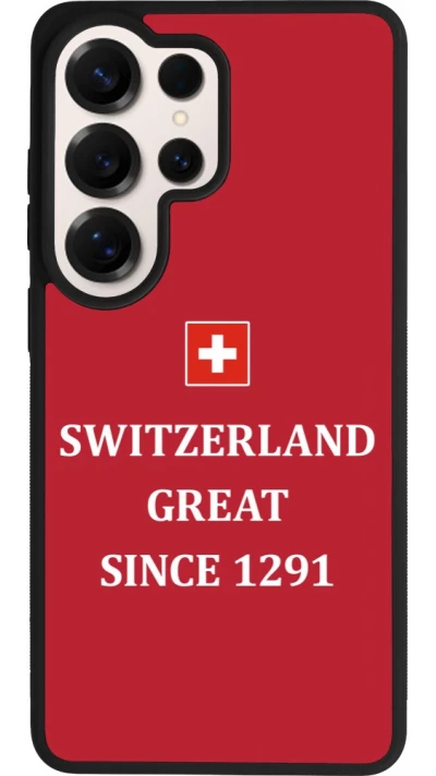 Samsung Galaxy S26 Ultra Case Hülle - Silikon schwarz Switzerland Great Since 1291