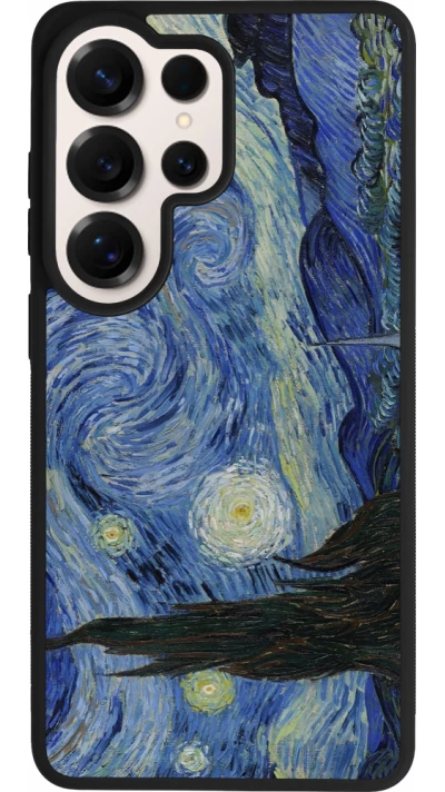 Samsung Galaxy S26 Ultra Case Hülle - Silikon schwarz Kunstbild - Sternennacht - Van Gogh