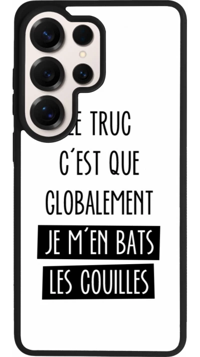 Samsung Galaxy S26 Ultra Case Hülle - Silikon schwarz Le truc globalement bats les couilles