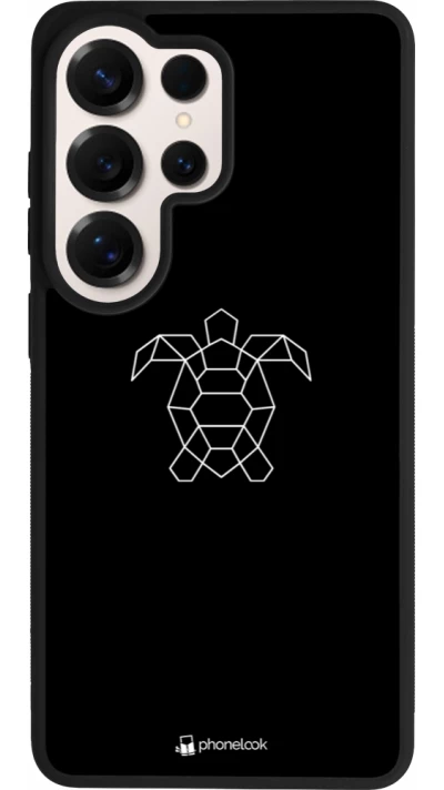Samsung Galaxy S26 Ultra Case Hülle - Silikon schwarz Turtles lines on black