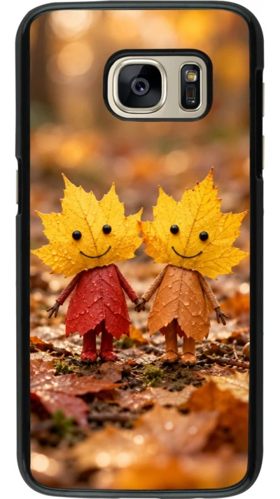 Coque Samsung Galaxy S7 - Autumn 26 Couple of leaves