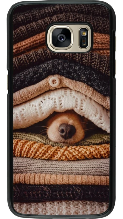 Coque Samsung Galaxy S7 - Autumn 26 Dog under the covers