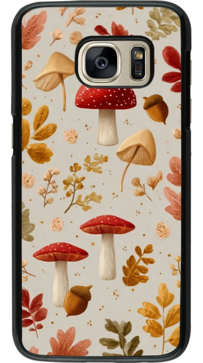 Coque Samsung Galaxy S7 - Autumn 26 Mushrooms and leaves