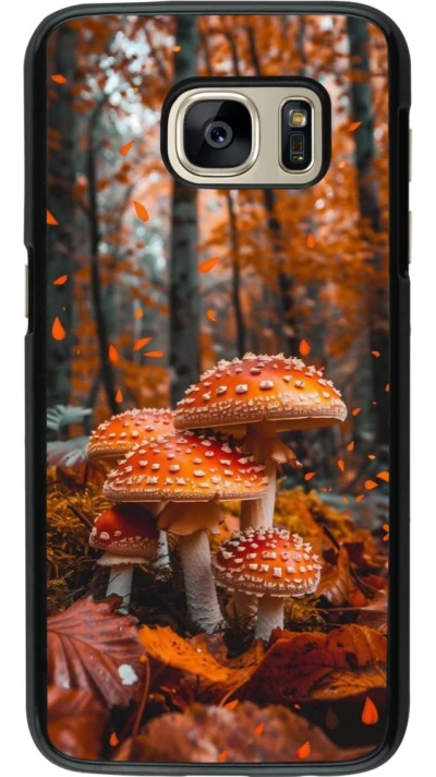 Coque Samsung Galaxy S7 - Autumn 26 Mushrooms in the woods